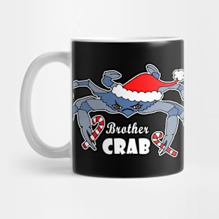 Christmas Brother Blue Crab Matching Family Holiday Picture Mug